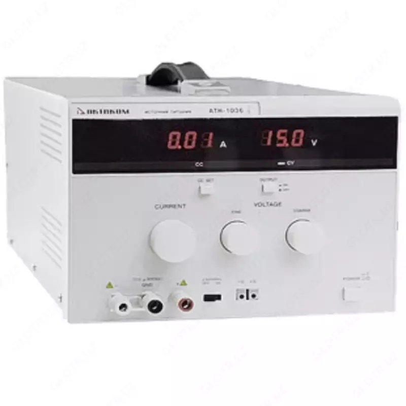 ATN-1036 - 0 01 A-6 A o‘zgarmas tok va 0 1 V-30 V kuchlanish manbai