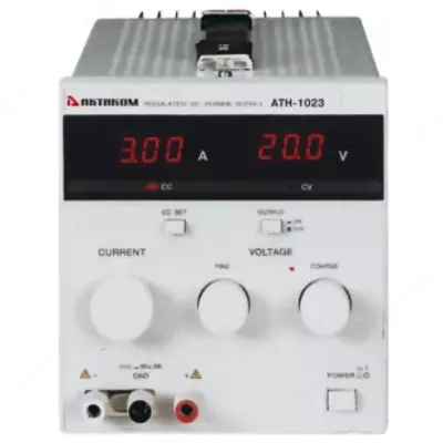 АТН-1023 - источник постоянного тока 0 01 А - 3 А и напряжения 0 1 В - 20 В