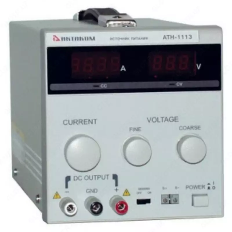 АТН-1113 - источник постоянного тока 0…30 А и напряжения 0…12 В