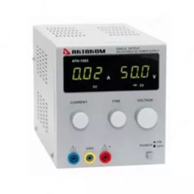 АТН-1253 - источник постоянного напряжения 0-50 В и тока 0-3 А