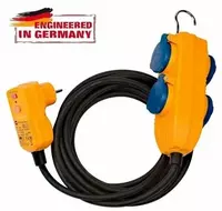 Brennenstuhl rozetka bloki 10 m H07RN-F 3G1 5 UZO IP 54 1168730010 kabeli