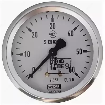 MONEKS Manometr  0...60 bar  G1/4B  o‘qli  glitserin (36525206)