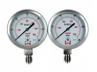 Манометр вакуумный 14510189 Нержавейка Диапазон измерения - 0 - -600 mbar; Диметр головки - 63 мм;