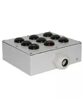 ПКУ-15-21.331-54У2 (6*КЕ081/2(1з+1р) черная + 3*КЕ081/2(1з+1р) красная + PG-36)  пост управления (ЭТ)