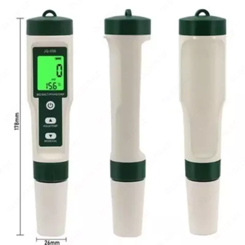 Ko‘p funksiyali 10 in 1 TPH/TDS/EC/ORP/TEMP/MV/SG/Salinity sinagichi