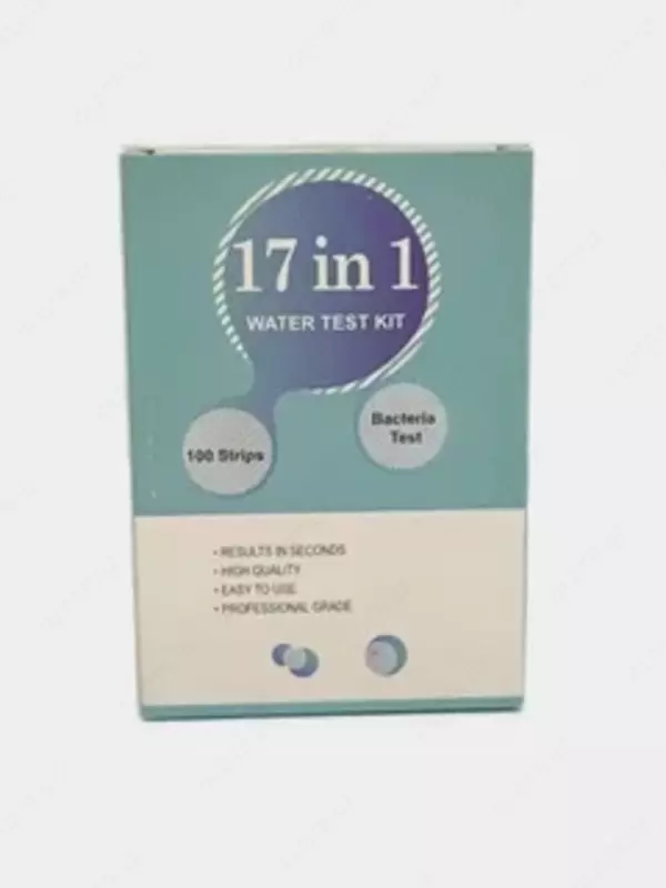 Лакмус тест - полоски  17 в 1  набор для проверки качества воды