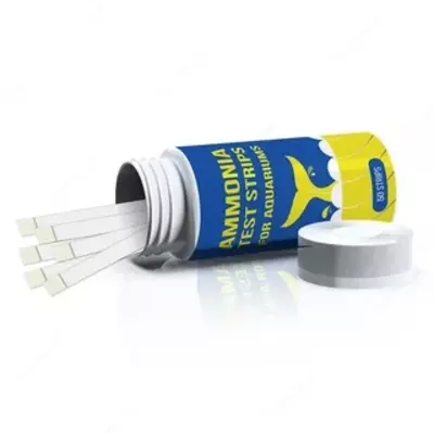 Тест-полоски содержания аммиака для аквариума и пруда