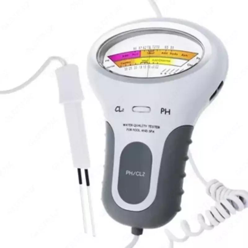 Xlor va suvning pH sinagichi 2 da 1
