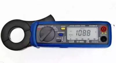 DT-9809 — токовые клещи с возможностью измерения тока утечки