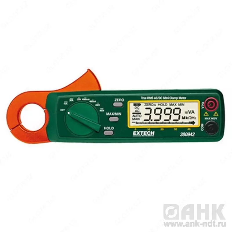 400A li TRUE RMS Extech 380947 tok o‘lchash mini ombirlari