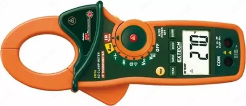 1000A /DMM + IQ Extech EX810 termometri uchun o‘zgaruvchan tok o‘lchash qisqichlari