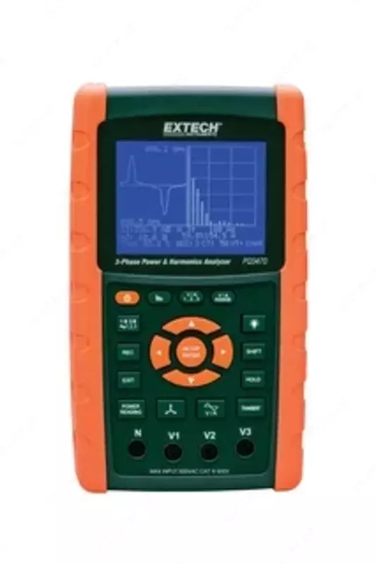 Трехфазный анализатор мощности/регистратор данных Extech PQ3450