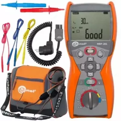 MRP-201 Измеритель напряжения прикосновения и параметров устройств защитного отключения