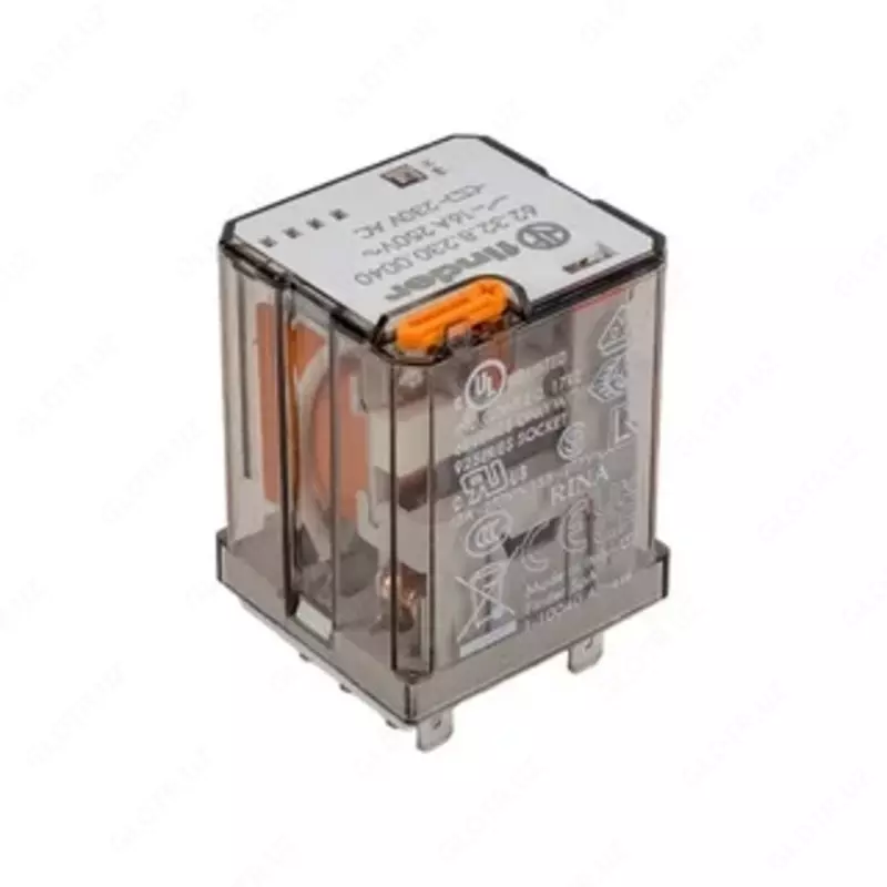 Силовое реле; 2 перекидных контакта 16А (~ 230В AC)/ POWER RELAY