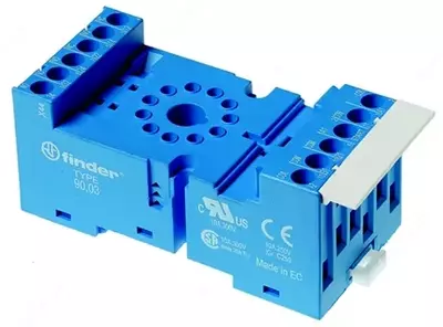 Розетка для реле 60.13 и модулей 99.02  86.30 CLAMP TERMINAL S