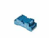 55.34  55.32  85.02  85.04 relelari va 99.01 moduli uchun kombinatsiyalangan kontaktli rozetka; metall fiksatorli; vintli qisqichlar; ko‘k; 10A/ SC
