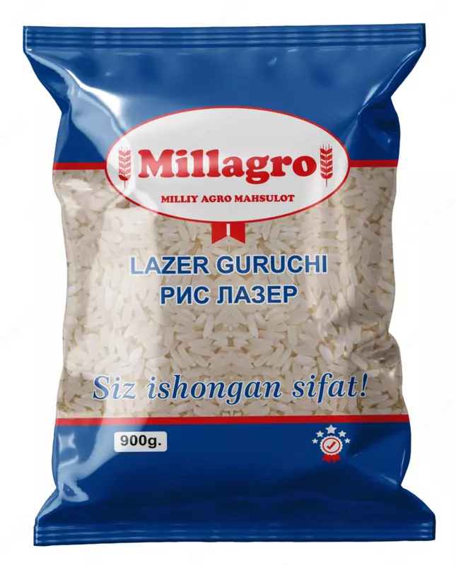 Рис Лазер Millagro - высший сорт