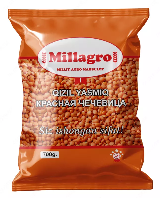 Чечевица красная Millagro – высший сорт
