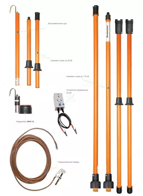 КНН-500 с УДСП — комплект для измерения наведенного напряжения (с устройством дистанционного считывания показаний)