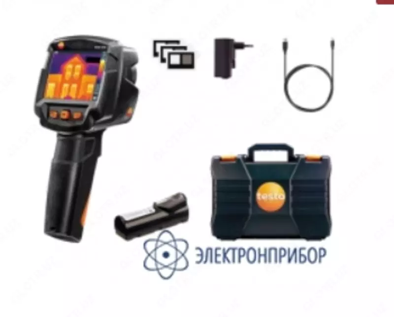 1 500 000 сум testo 872 + 605i — комплект тепловизора и смарт-зонда
