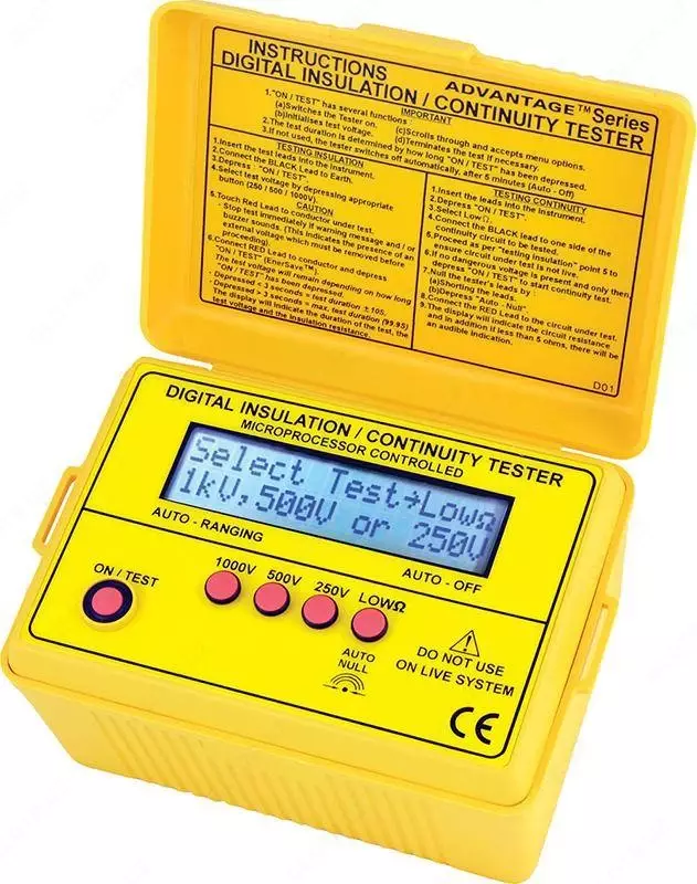2803 IN — цифровой измеритель сопротивления изоляции