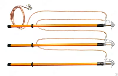 ЗПЛ-10-1/1-35 — заземление переносное линейное однофазное (фазный зажим прищепка) - 1 000 000 сум от 1 шт