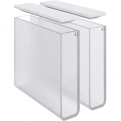 50 mm shisha kyuveta standart — KFC spektrofotometrlari uchun Chakana savdo