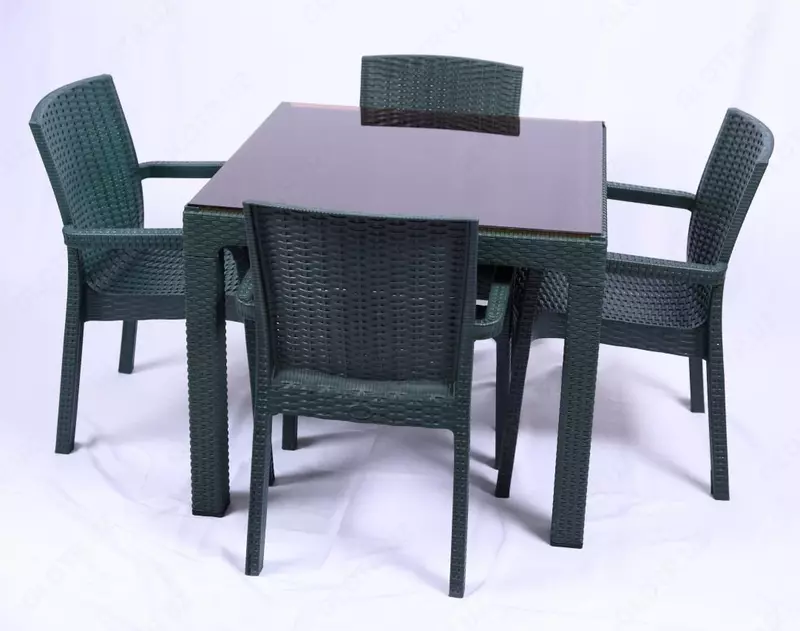 PREMIUM Dacha Stol-Stul Komplekti (oynali va oynasiz)