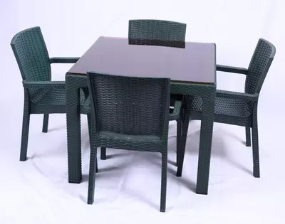 PREMIUM Dacha Stol-Stul Komplekti (oynali va oynasiz)