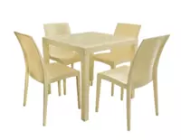 Дачный стол стул BALI комплект (со стеклом и без стекла)