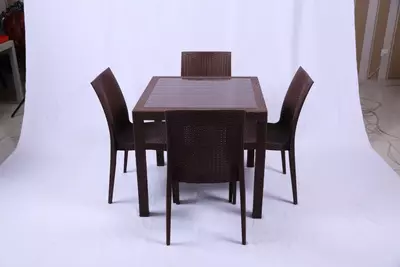 BALI Dacha Stol-Stul Komplekti (oynali va oynasiz)