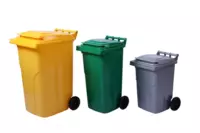 240 литровая урна с колёсами