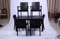 PREMIUM комплект столов и стульев для дачи на 6 персон (со стеклом и без) Оптом и розница