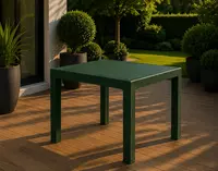 Olinadigan shisha yuzali kvadrat “PREMIUM” plastik stoli