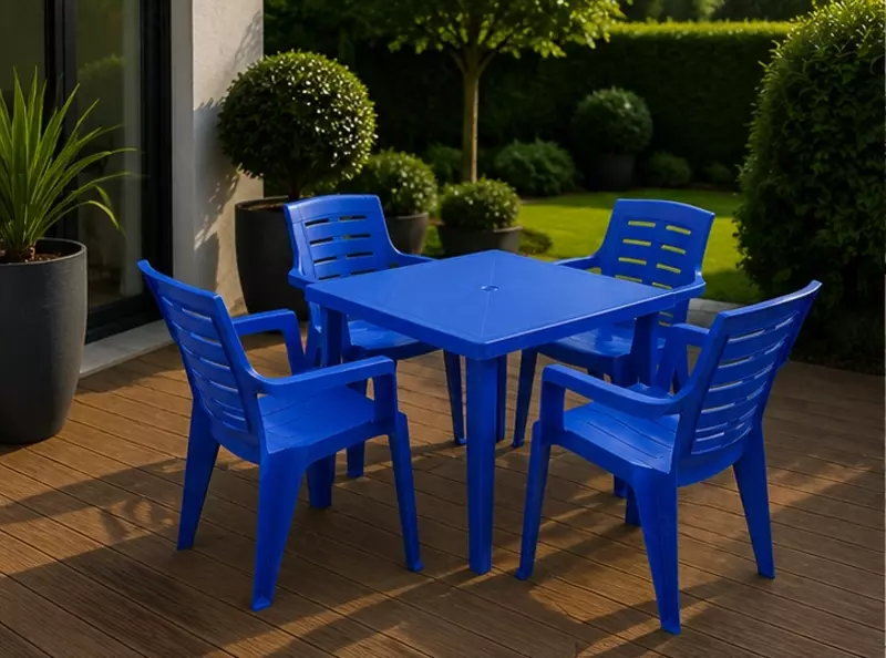  Kvadrat “ELEGANT” stoli va 4 ta “COMFORT” kreslo to‘plami Chakana savdo