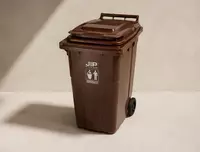 240 litrli g‘ildirakli universal chiqindi qutisi