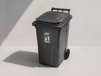 Универсальная урна на колёсах 180 л