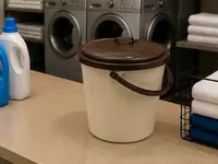  Ведро 7 л с крышкой и мерной шкалой - 