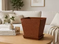  “To‘qilgan” kvadrat gul tuvagi 40 litr Chakana savdo