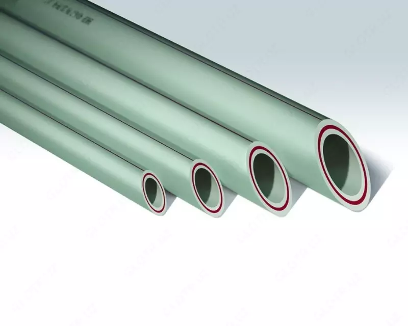   Полипропиленовая труба Aqua pipe composite 25 мм для горячего водоснабжения