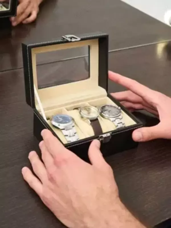 Шкатулка для Часов Органайзер 3 штук - от {0} сум