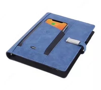 PREIUM ПОДАРКА Ежедневник с флешкой и Беспроводной зарядкой 8000mAh