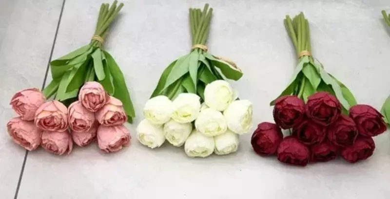 Цветы Искусственные 36см 18шт для Декора и Интерьера - Лучшая Цена