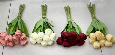 Цветы Искусственные 36см 18шт для Декора и Интерьера - Лучшая Цена