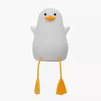 Yoritgich tungi chiroq "Duck" LED silikondan tayyorlangan-qulaylik uchun yoqimli narsalar Ulgurji va chakana