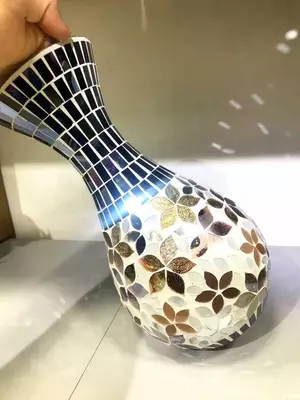Ваза для Интерьерная 30см "Мозаика" - Лучший продукт для Декора - 210 000 сум / шт