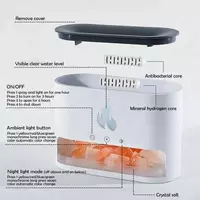 от {0} сум Увлажнитель Аромадиффузор с Солью и Эффектом Пламени