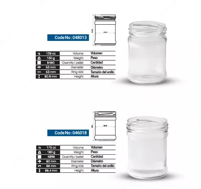 Стеклянная банка под заказ Только оптом