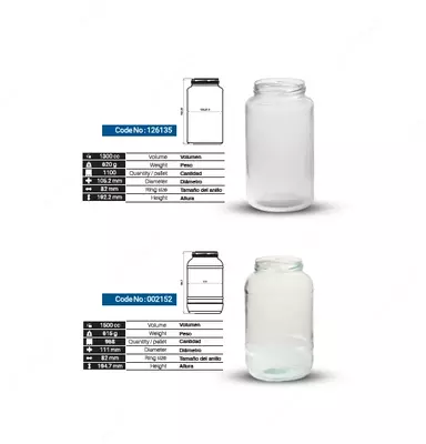 Стеклянная банка Иран - Цена по запросу