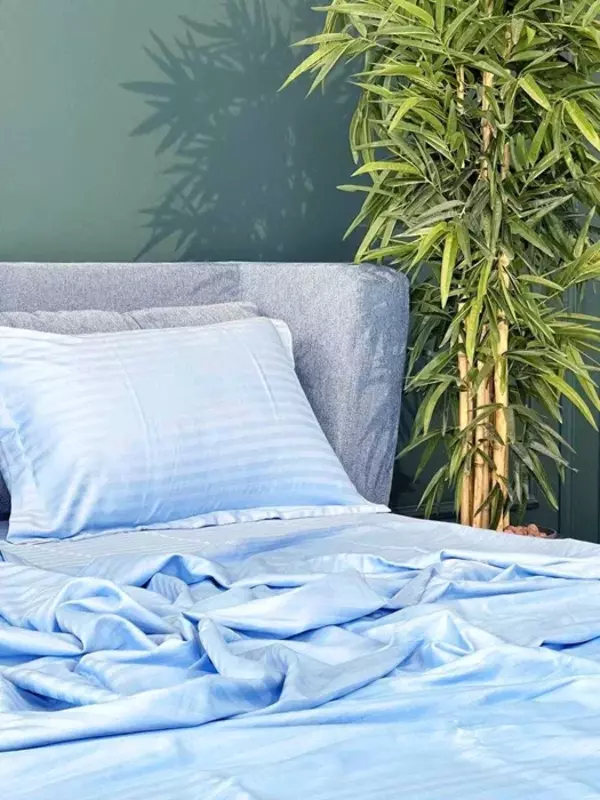 Постельное белье Blue - Гармония Цвета и Комфорта (Полный комплект)